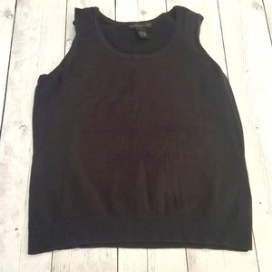 PRESWICK & MOORE Large Black Tank top